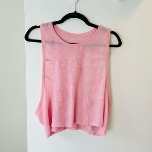 LULULEMON Pink Mesh Tank 8